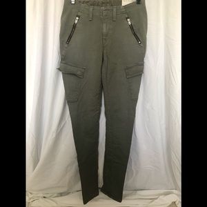 Rag &bone size 27 olive green army pants
